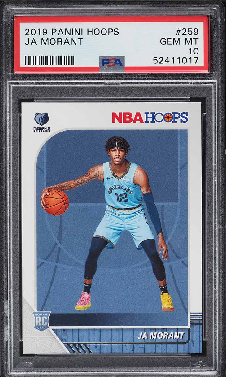 2019 Hoops Ja Morant ROOKIE #259 PSA 10 GEM MINT