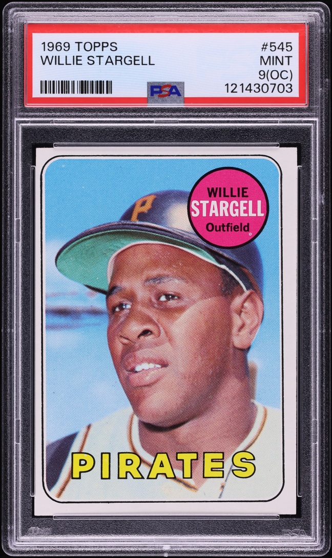 1969 Topps Willie Stargell #545 PSA 9(oc) MINT