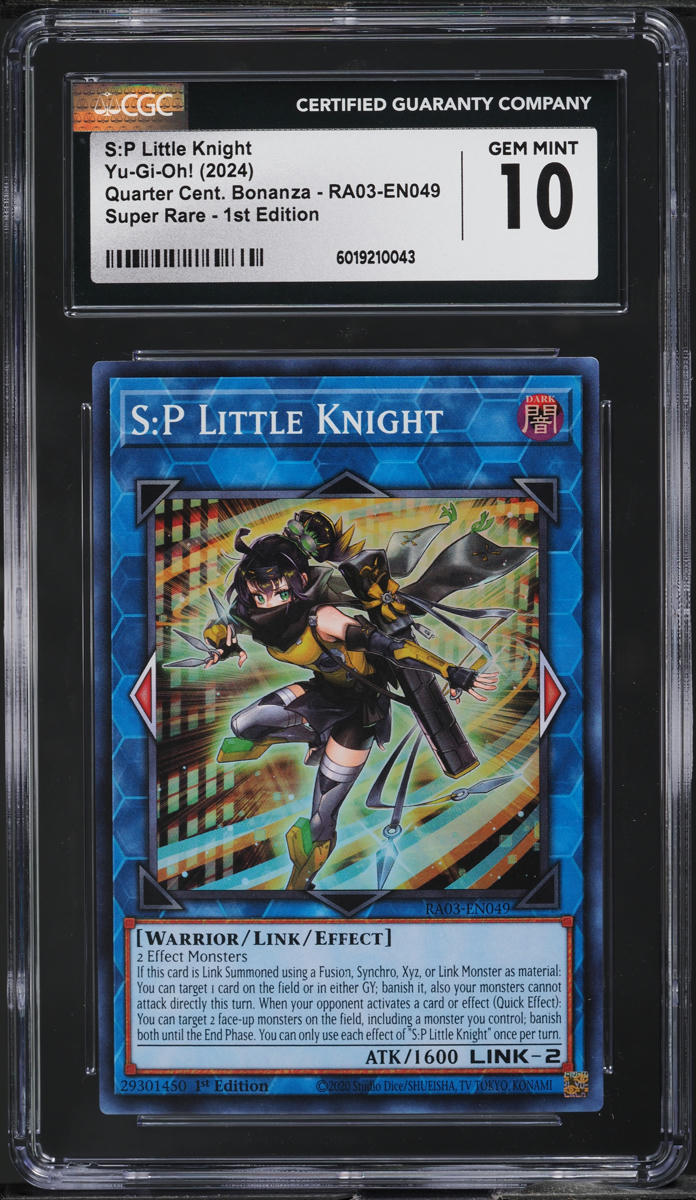 2024 Yu-Gi-Oh! QC Bonanza 1st Edition S:P Little Knight #RA03-EN049 CGC ...