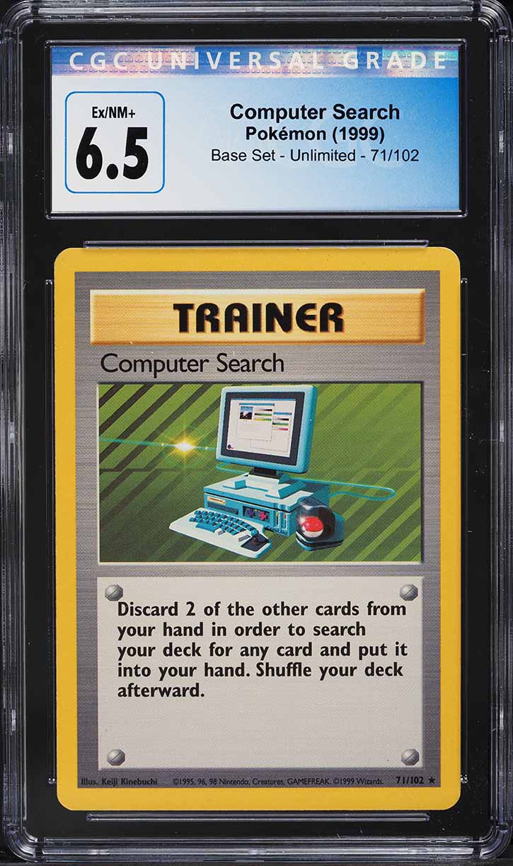 1999 Pokemon Base Set Computer Search #71 CGC 6.5 EXMT+