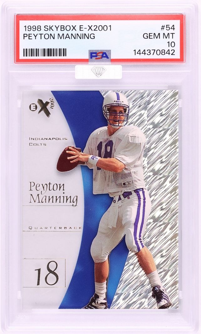 1998 Skybox E-X2001 Peyton Manning ROOKIE #54 PSA 10 GEM MINT