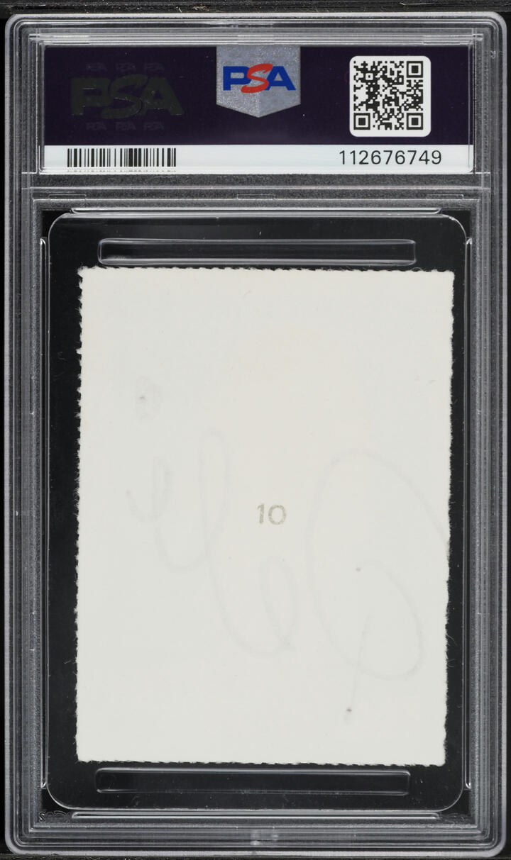 1958 Editora Aquarela Ltda Brasil Campeao Mundial De Futebol Pele AUTO #10 PSA 5 EX
