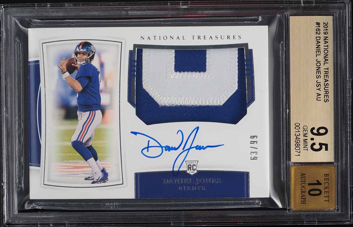 2019 Panini Encased Cam Reddish ROOKIE PATCH AUTO /99 #195 BGS 9