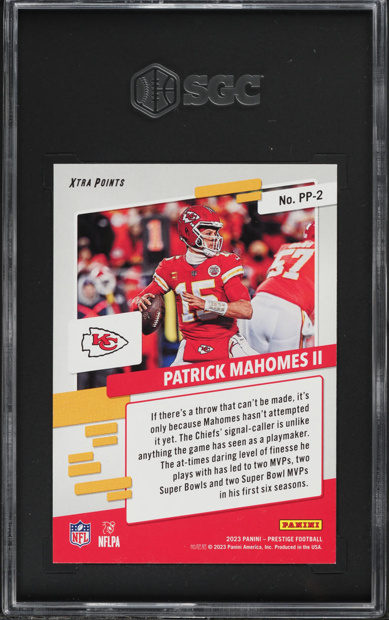 2023 Panini Prestige Prestigious Pros Patrick Mahomes II #PP-2 SGC 9.5 MINT+