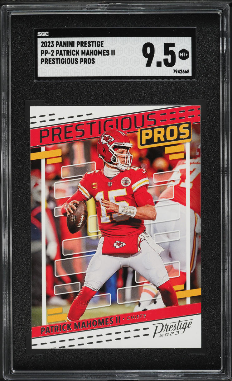 2023 Panini Prestige Prestigious Pros Patrick Mahomes II #PP-2 SGC 9.5 MINT+
