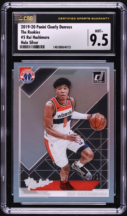 2019 Panini Prizm Rui Hachimura ROOKIE RC #255 PSA 10 GEM MINT on