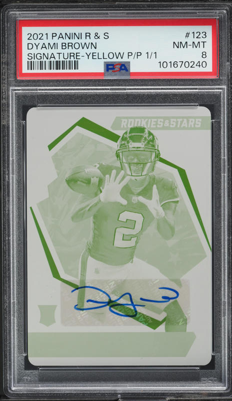 2021 Topps Printing Plates Yellow Caleb Smith 1/1 #141 MBA AUTH on