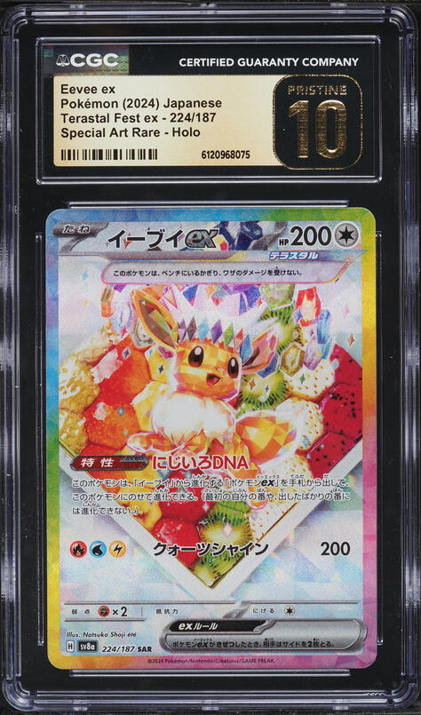 2024 Pokemon Japanese SV Terastal Fest ex Art Rare Eevee ex #224