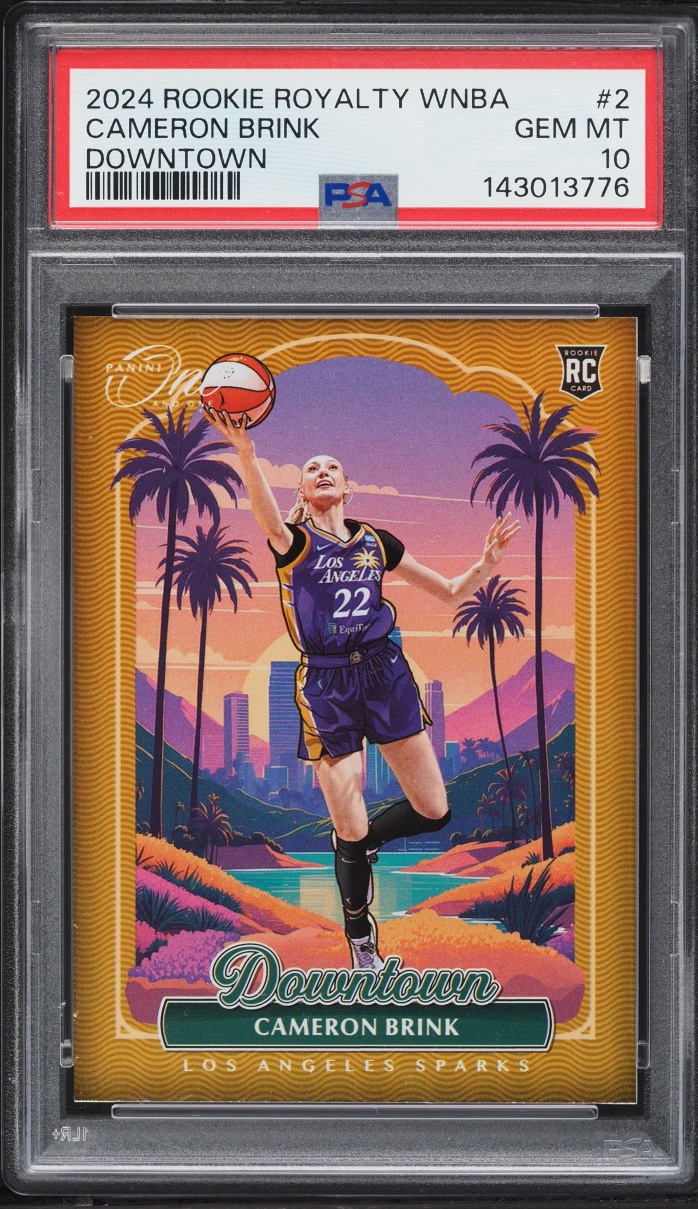2024 Panini One And One Royalty WNBA Downtown Cameron Brink ROOKIE #2 PSA 10 GEM MINT