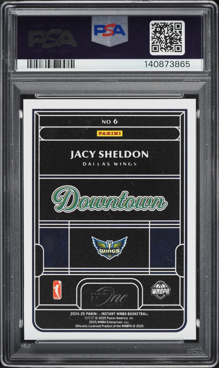 2024 Panini One And One Royalty WNBA Downtown Jacy Sheldon ROOKIE #6 PSA 10 GEM MINT