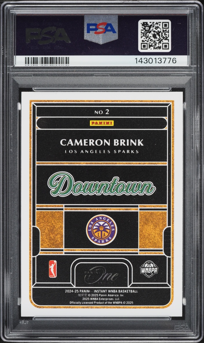 2024 Panini One And One Royalty WNBA Downtown Cameron Brink ROOKIE #2 PSA 10 GEM MINT