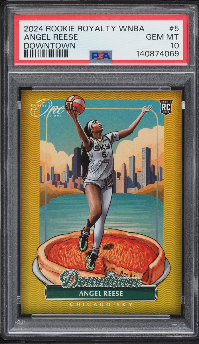 2024 Panini One And One Royalty WNBA Downtown Angel Reese ROOKIE #5 PSA 10 GEM MINT