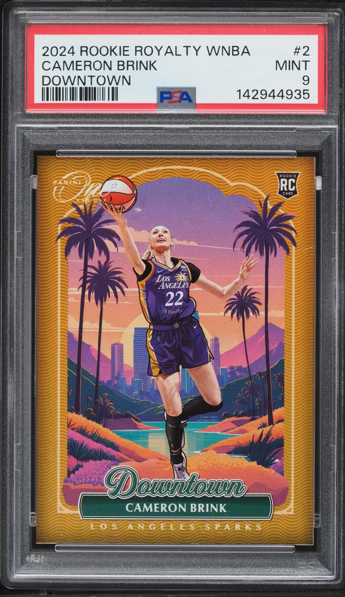 2024 Panini One And One Royalty WNBA Downtown Cameron Brink ROOKIE #2 PSA 9 MINT