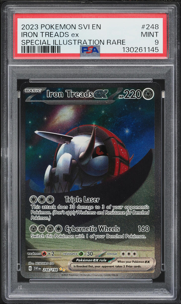 2023 Pokemon Scarlet & Violet SIR Iron Treads ex #248 PSA 9 MINT