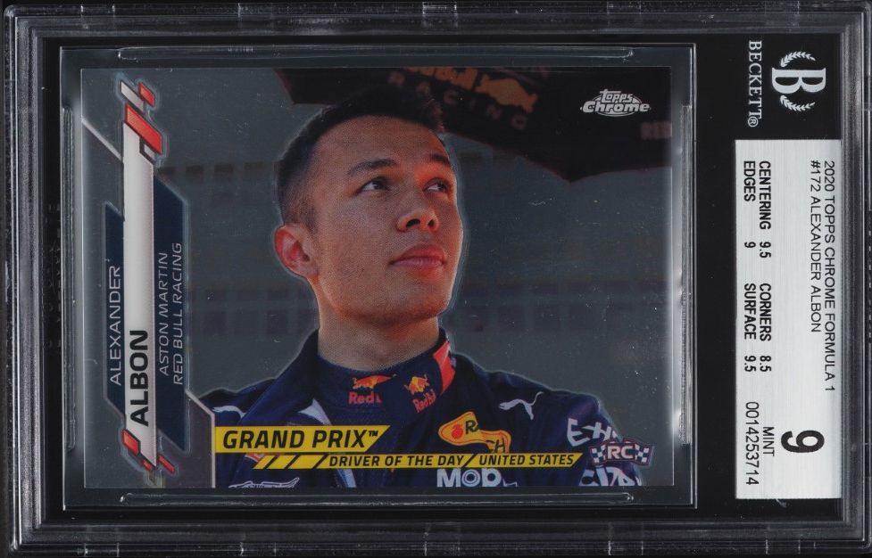 2020 Topps Chrome Formula 1 Sapphire Edition Orange Alexander