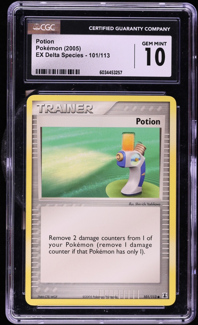 2005 Pokemon EX Delta Species Potion #101 CGC 10 GEM MINT