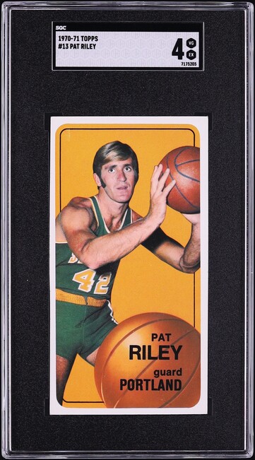 1970 Topps Basketball Pat Riley ROOKIE #13 SGC 4 VGEX