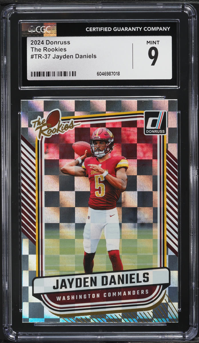 2024 Donruss The Rookies Jayden Daniels ROOKIE #TR-37 CGC 9 MINT