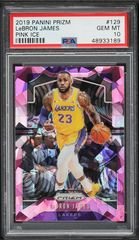 2019 Panini Prizm LeBron James #129 PSA 10 GEM MINT on Fanatics