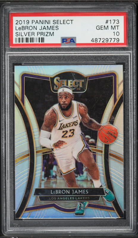 2019 Panini Prizm LeBron James #129 PSA 10 GEM MINT on Fanatics