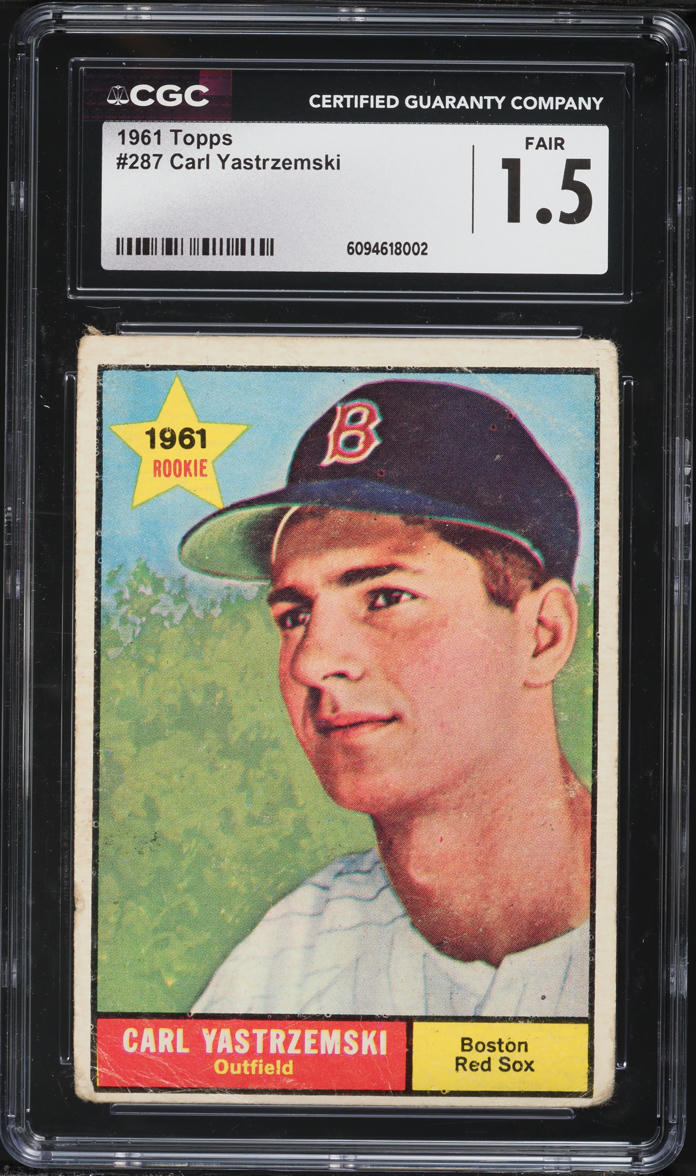 1961 Topps Carl Yastrzemski ROOKIE #287 CGC 1.5 FR