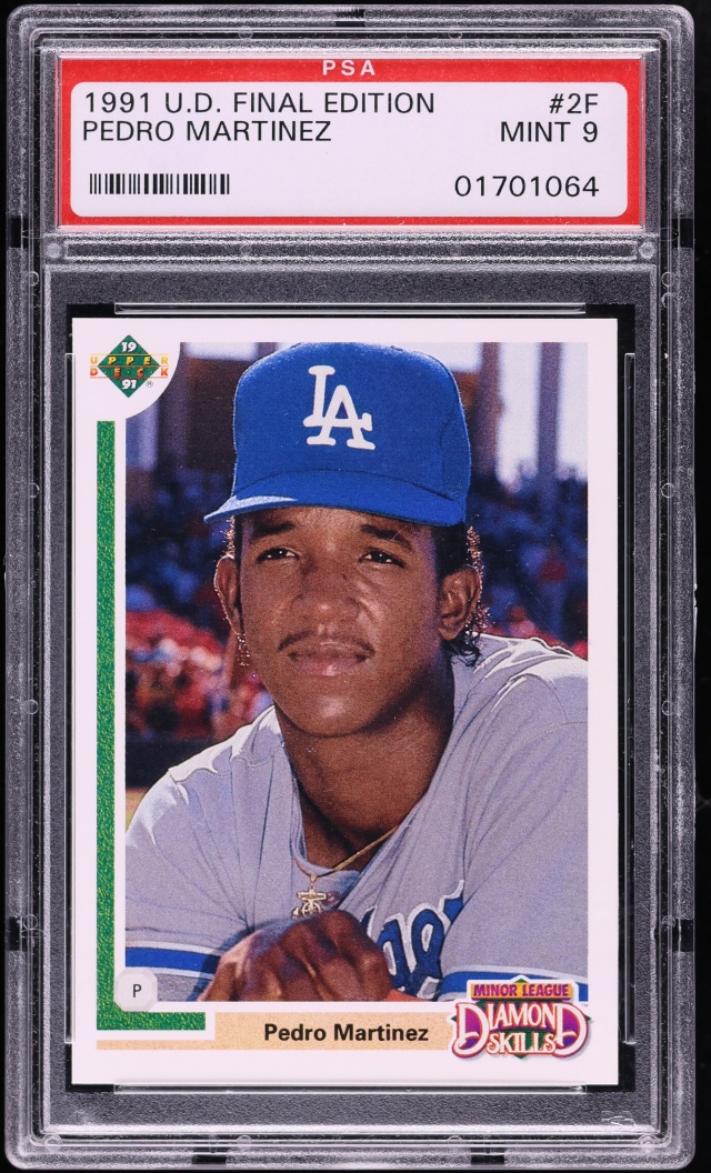 1991 Upper Deck Final Edition Pedro Martinez ROOKIE #2F PSA 9 MINT