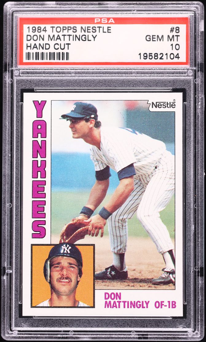 1984 Topps Nestle Don Mattingly ROOKIE #8 PSA 10 GEM MINT