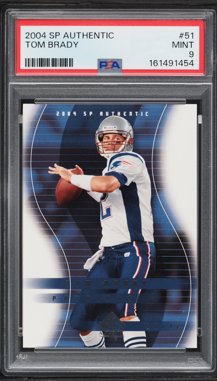 2004 SP Authentic Tom Brady #51 PSA 9 MINT