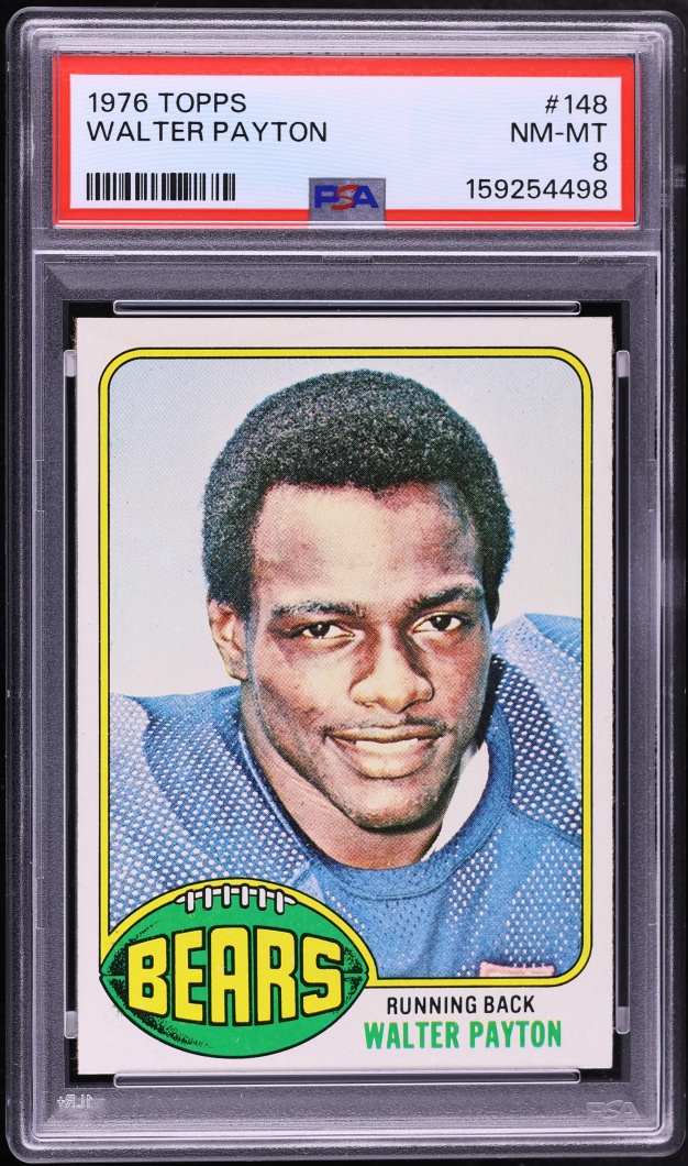 1976 Topps Football Walter Payton ROOKIE #148 PSA 8 NM-MT