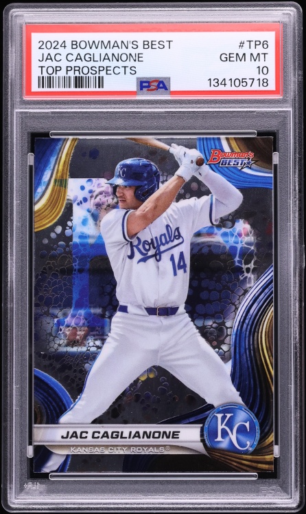 2024 Bowman's Best Top Jac Caglianone PROSPECT #TP6 PSA 10 GEM MINT