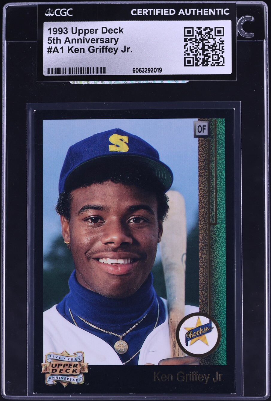1993 Upper Deck 5th Anniversary Ken Griffey Jr. #A1 CGC AUTH