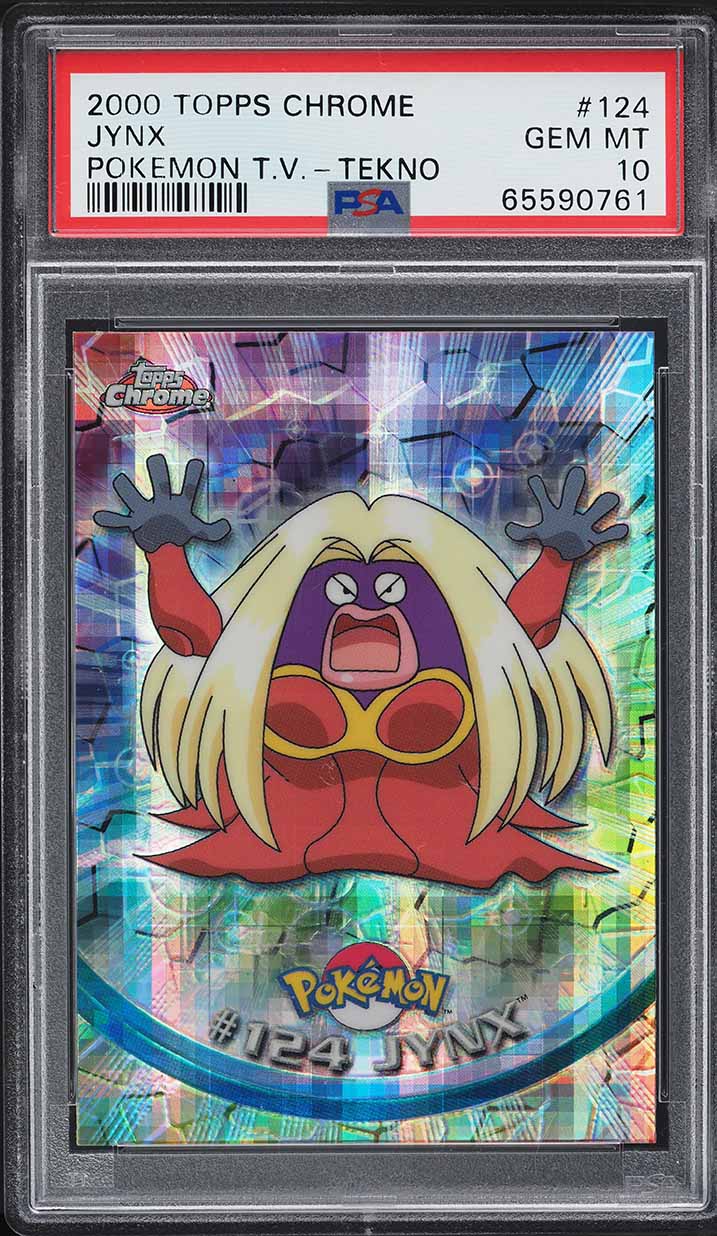 2000 Topps Chrome Pokemon Series 2 Tekno Jynx #124 PSA 10 GEM MINT