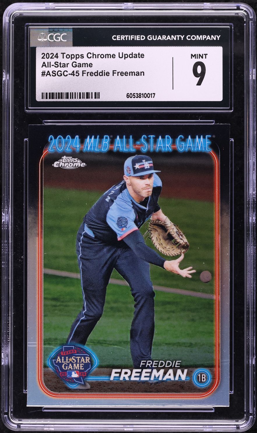 2024 Topps Chrome Update All-Star Game Freddie Freeman #ASGC-45 CGC 9 MINT