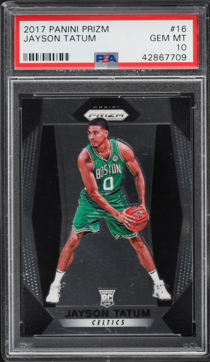 2017 Panini Prizm Jayson Tatum ROOKIE #16 PSA 10 GEM MINT