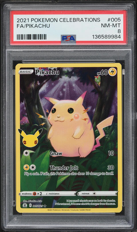 2021 Pokemon Japanese 25th Anniversary Full Art Reverse Holo