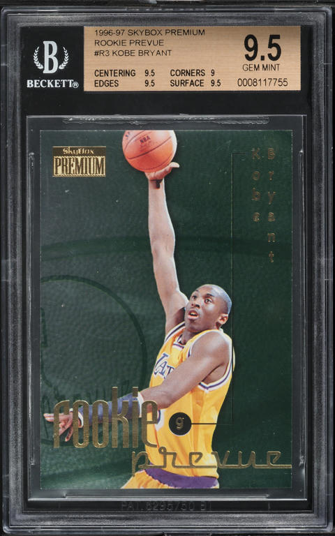 1999 SP Authentic Maximum Force Kobe Bryant #M8 CSG 9 MINT on