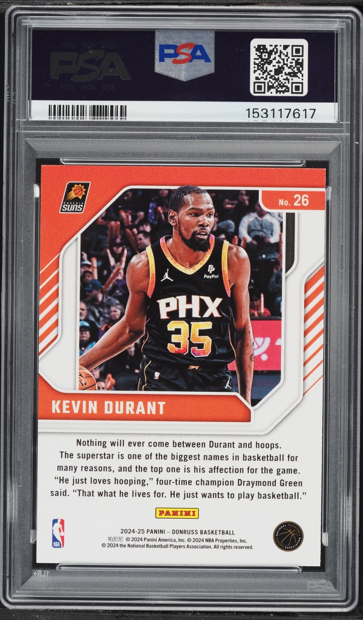 2024 Donruss Franchise Features Kevin Durant #26 PSA 9 MINT