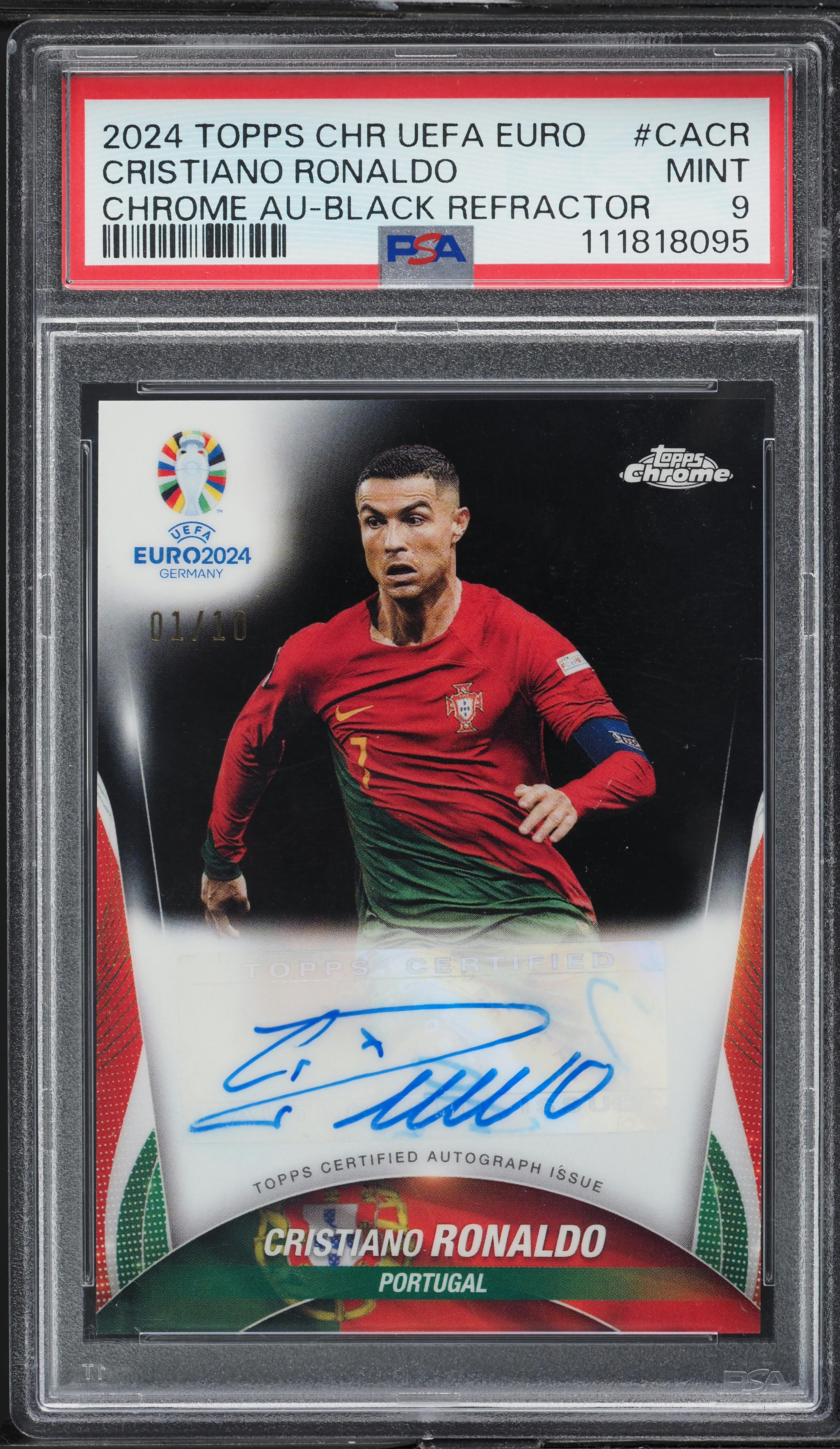 その他 Topps auto Portugal ex Portugal RC Cristiano Ronaldo Autograph, 01/25ex. 1st one! 2024 Topps