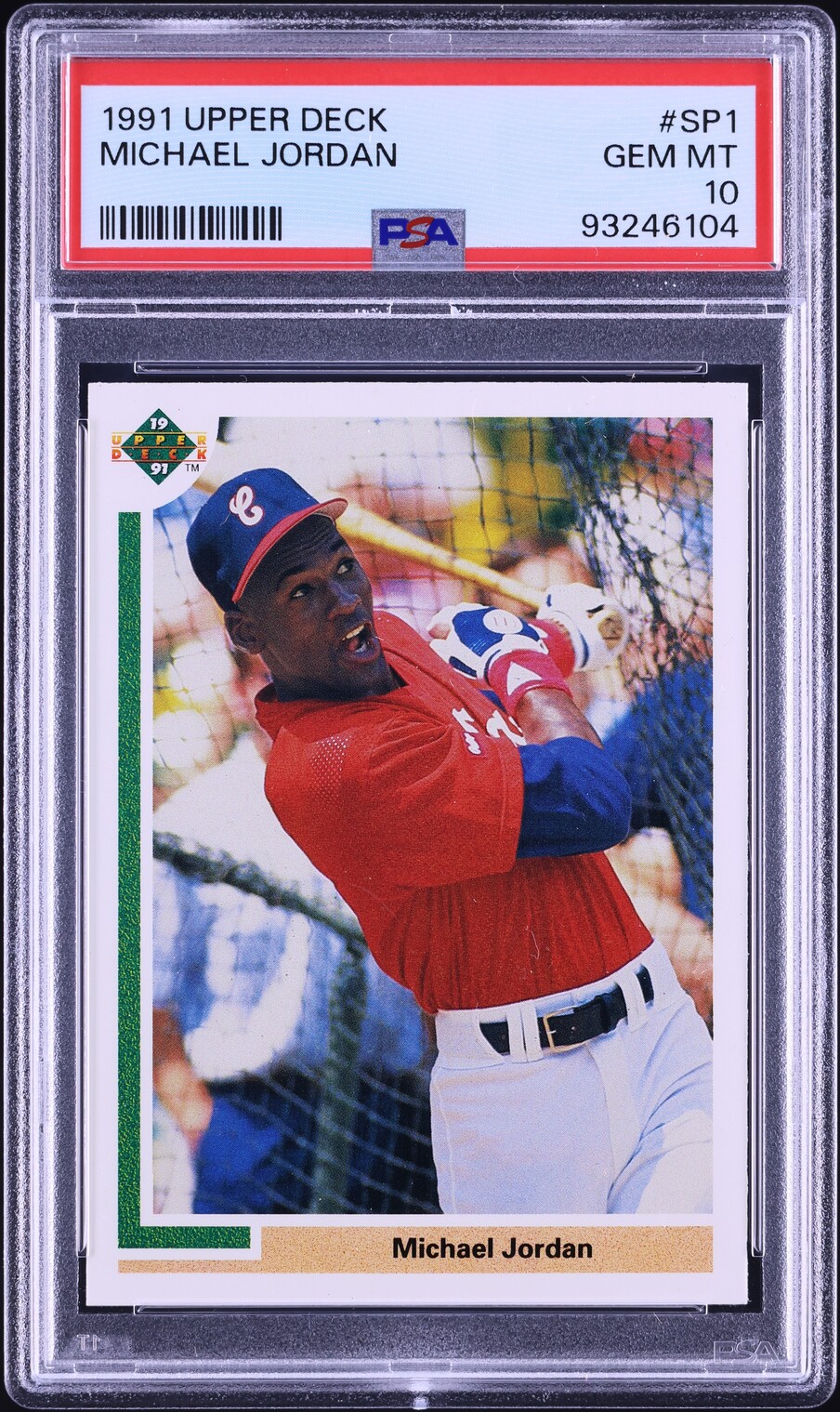 1991 Upper Deck Michael Jordan ROOKIE #SP1 PSA 10 GEM MINT on Fanatics ...