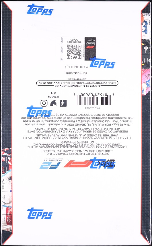 2020 Topps Chrome Formula 1 F1 Racing Sealed Hobby Box - Photo 2