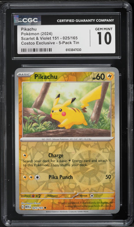 2024 Pokemon Japanese SV Promo Gym Event Campaign Pikachu #197 PSA