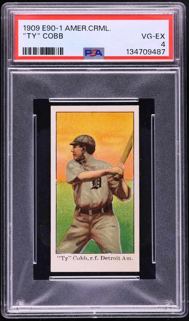 1909 E90-1 American Caramel Ty Cobb PSA 4 VGEX