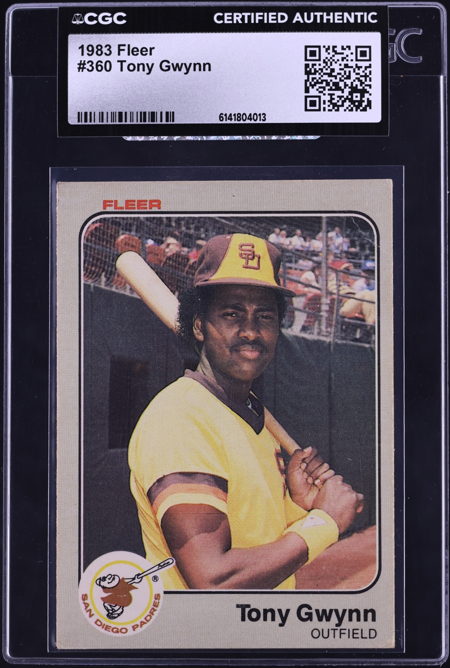 1983 Fleer Tony Gwynn ROOKIE #360 CGC AUTH