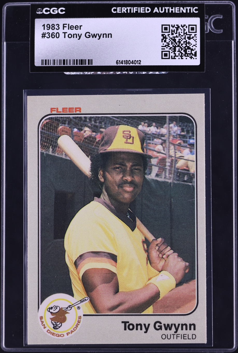 1983 Fleer Tony Gwynn ROOKIE #360 CGC AUTH