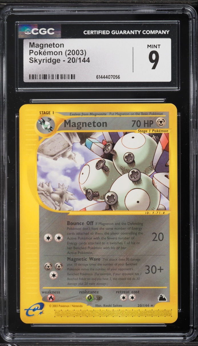 2003 Pokemon Skyridge Magneton #20 CGC 9 MINT