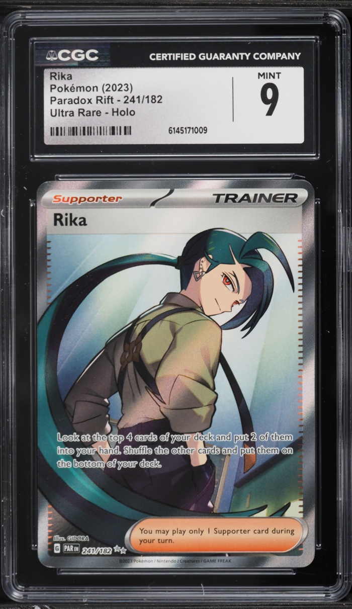 2023 Pokemon Scarlet & Violet Paradox Rift Full Art Rika #241 CGC 9 MINT