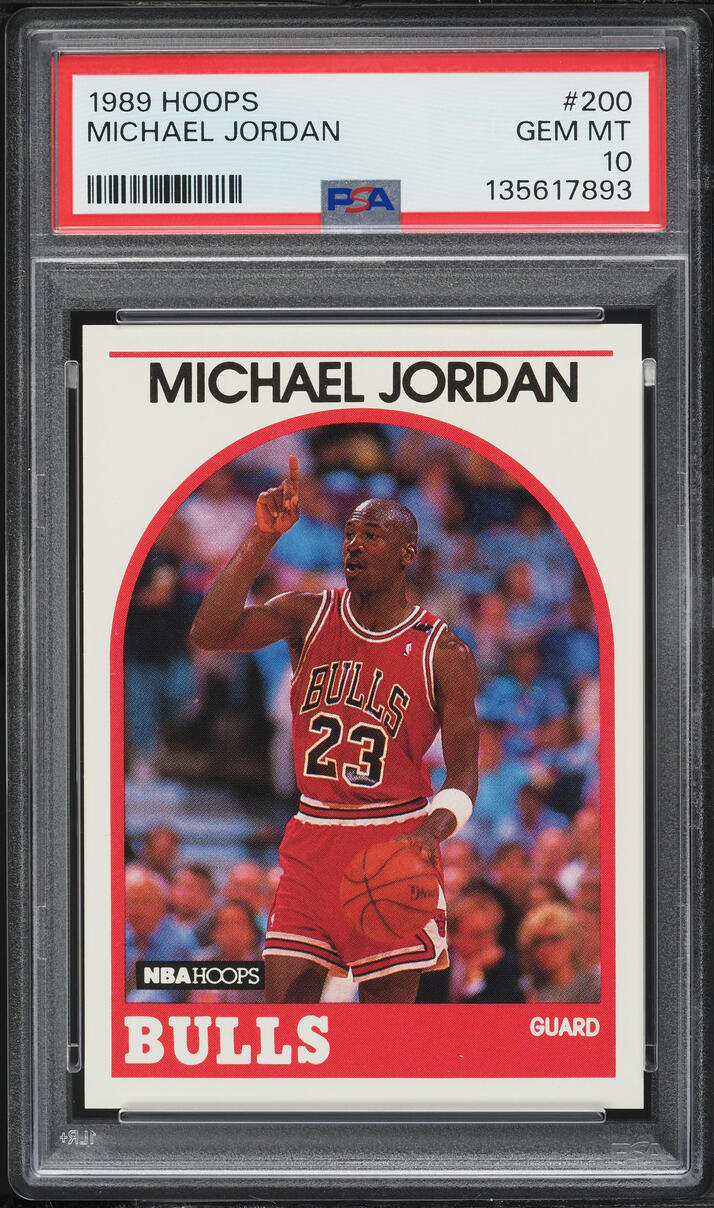 1989 Hoops Michael Jordan #200 PSA 10 GEM MINT on Fanatics Collect