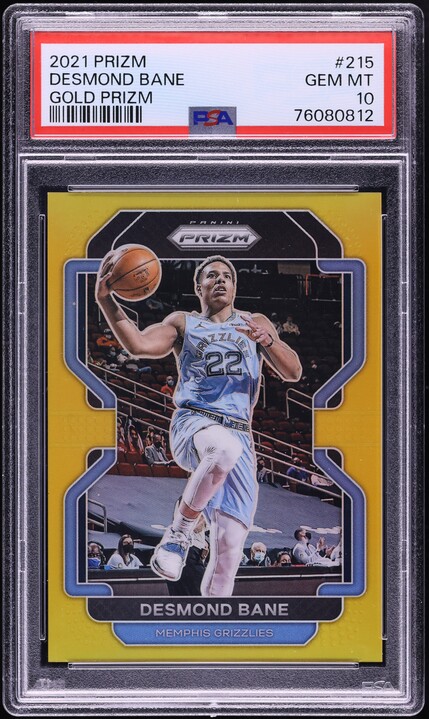 2020 Select Purple Prizm Desmond Bane ROOKIE PATCH AUTO /99 #RJA