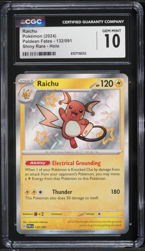 PSA10 ライチュウ ポケキュン raichu 2016 011 15 Auction Prices