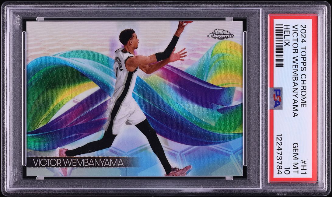 2024 Topps Chrome Helix Victor Wembanyama #H-1 PSA 10 GEM MINT